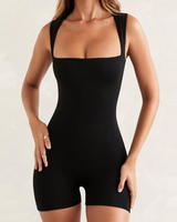 -Black color
-Square neck
-Romper 
CA002719 ROMP BLK