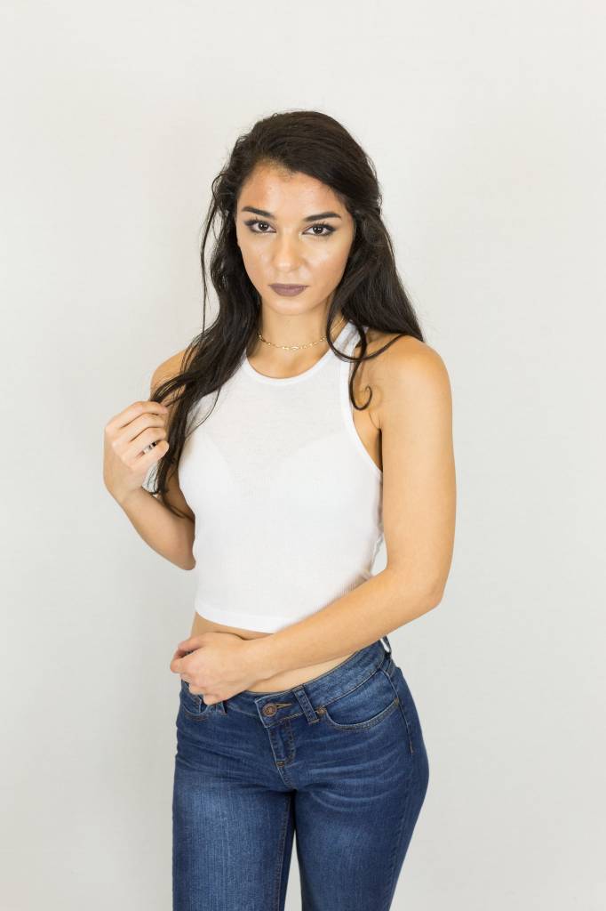 Racerback Ribbed Tank