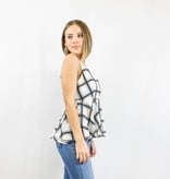 Black and White Plaid Tank