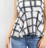 Black and White Plaid Tank