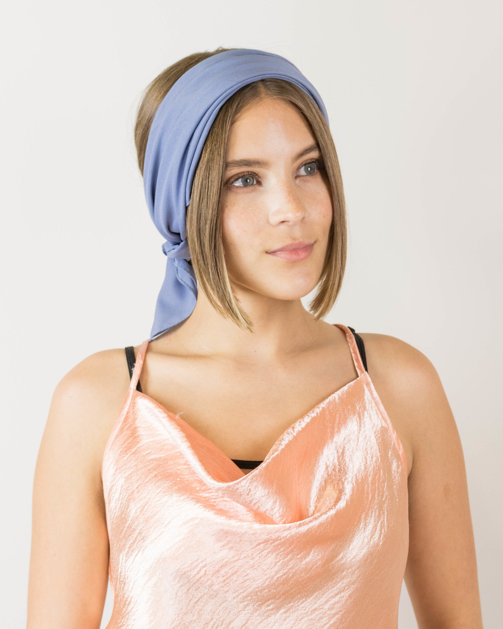 Neck Scarf at Headband