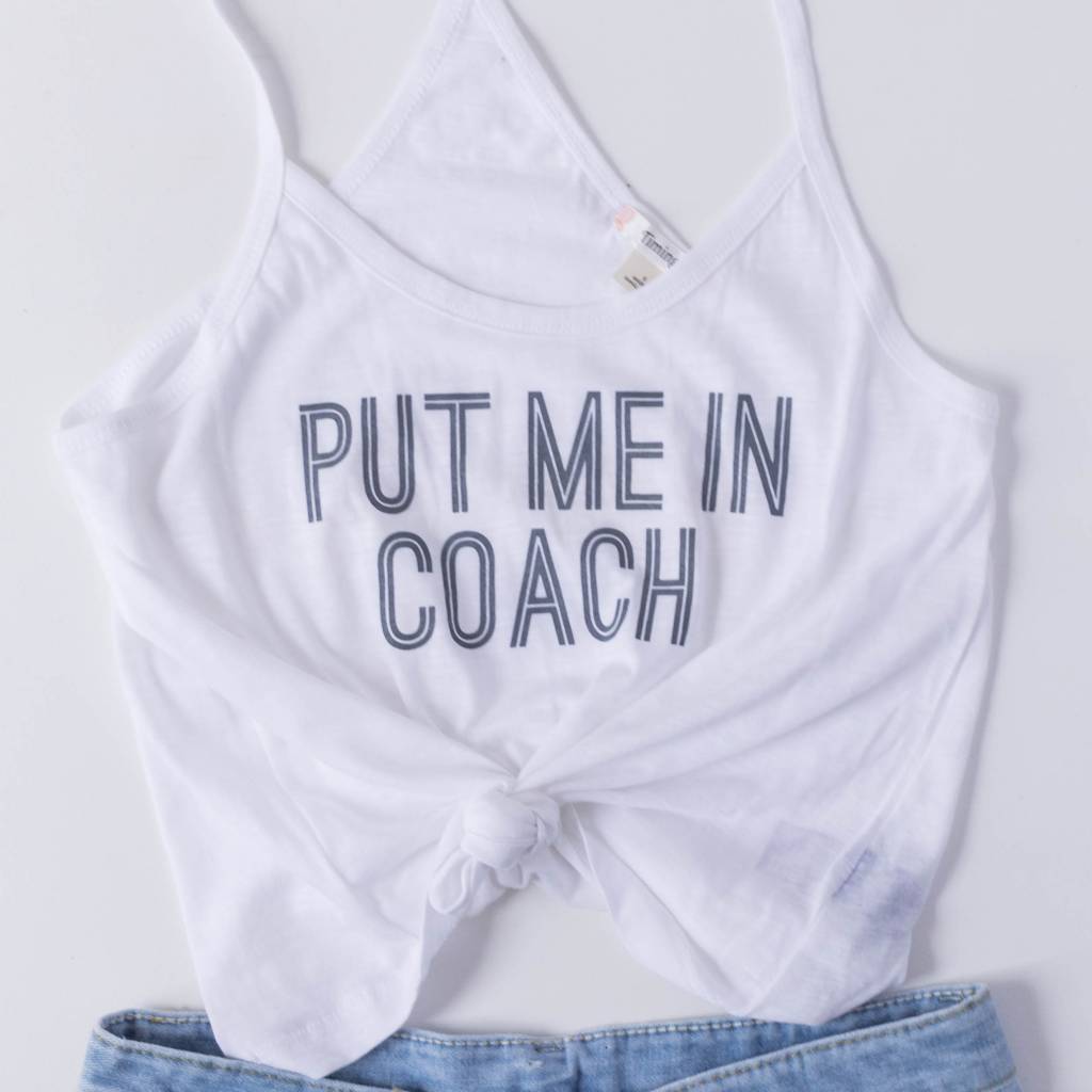 Put Me In Coach Game Day Tank